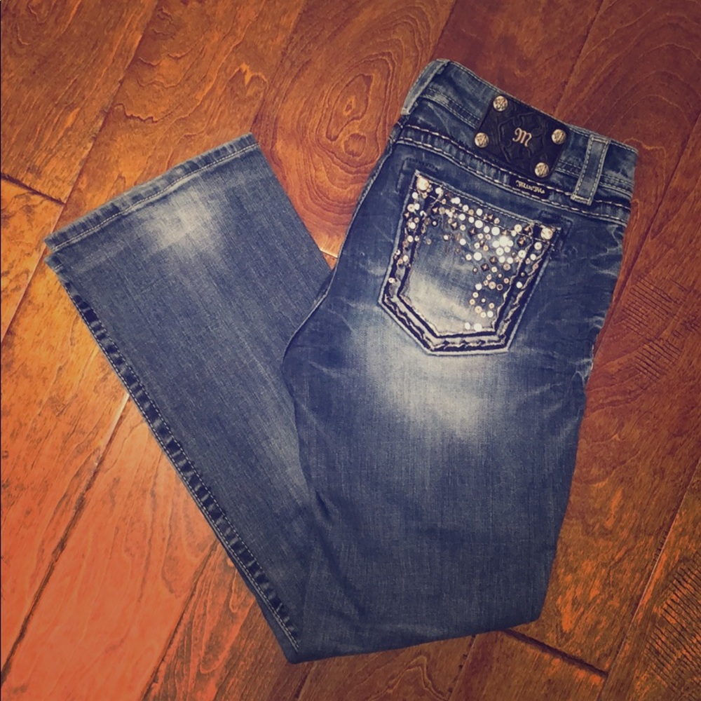 Miss Me Sequins & Studs Easy Boot Women’s Jeans 29